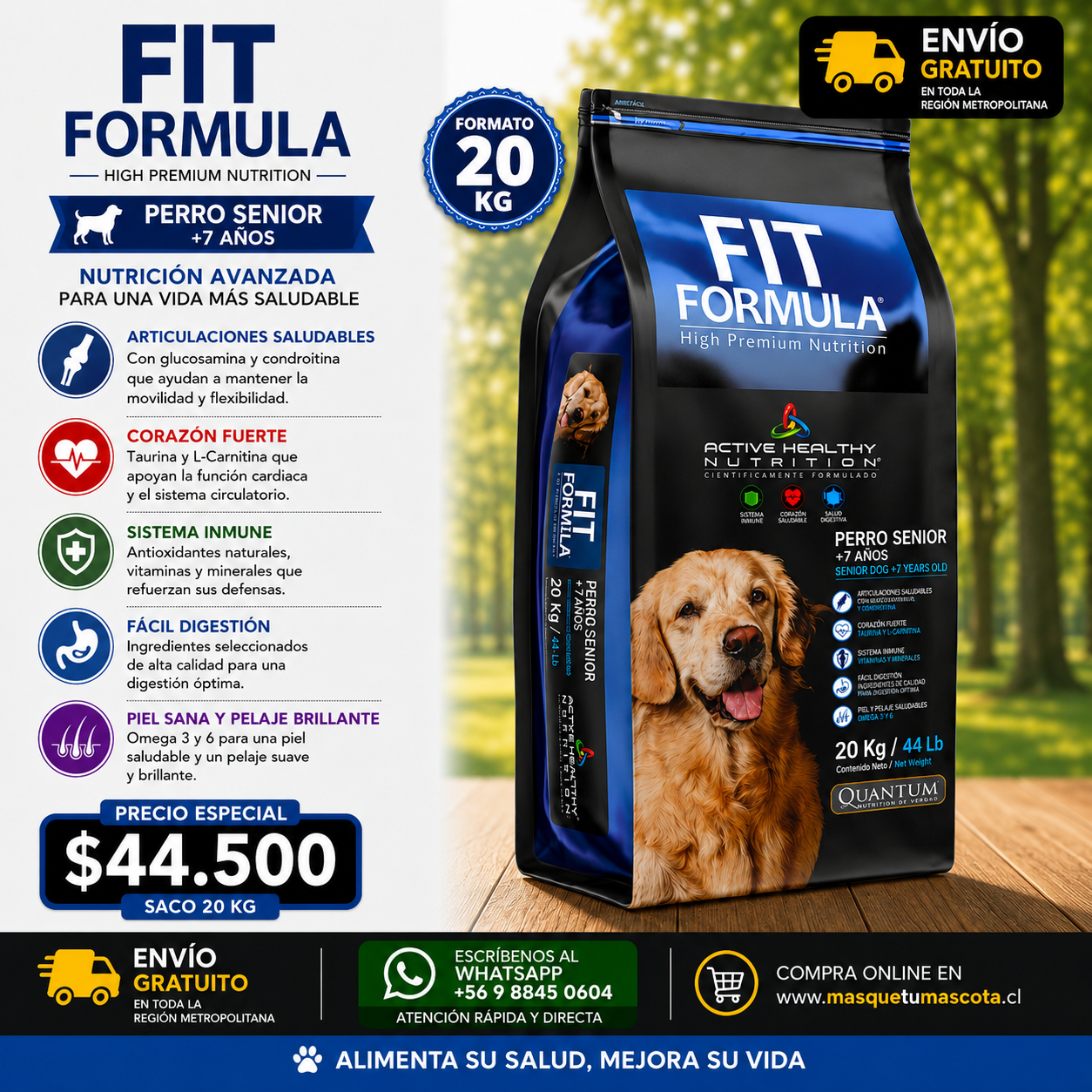 FIT FORMULA SENIOR - 20 Kg