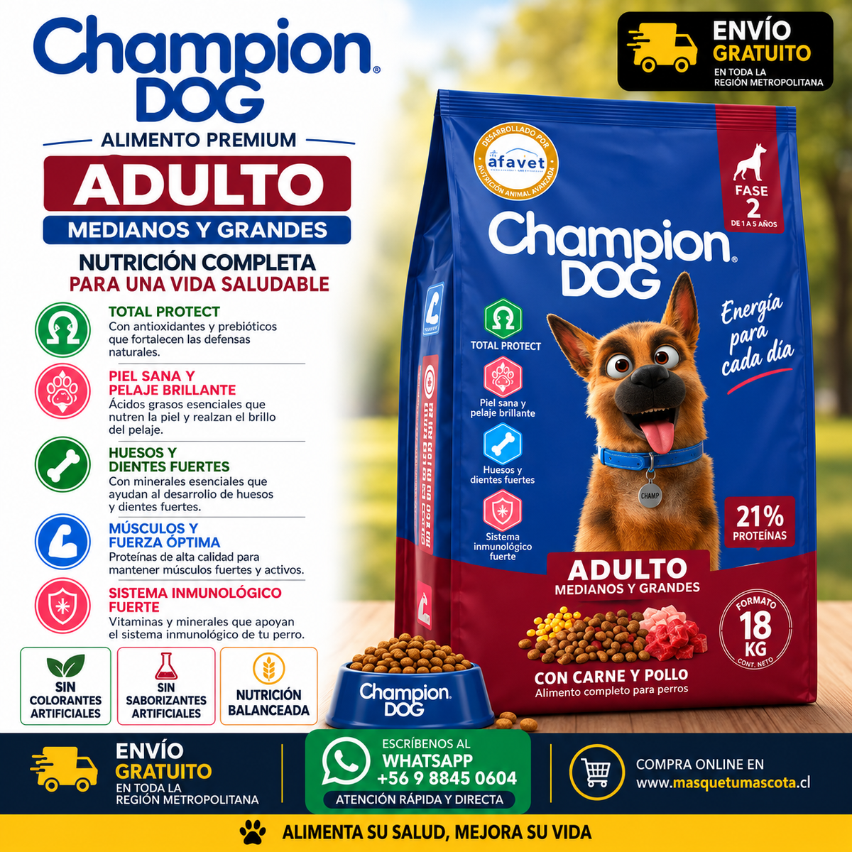 CHAMPION DOG ADULTO - 18 Kg