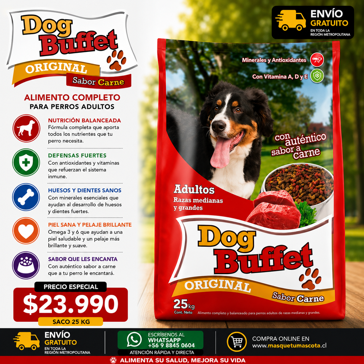 DOG BUFFET ADULTO - 25 Kg