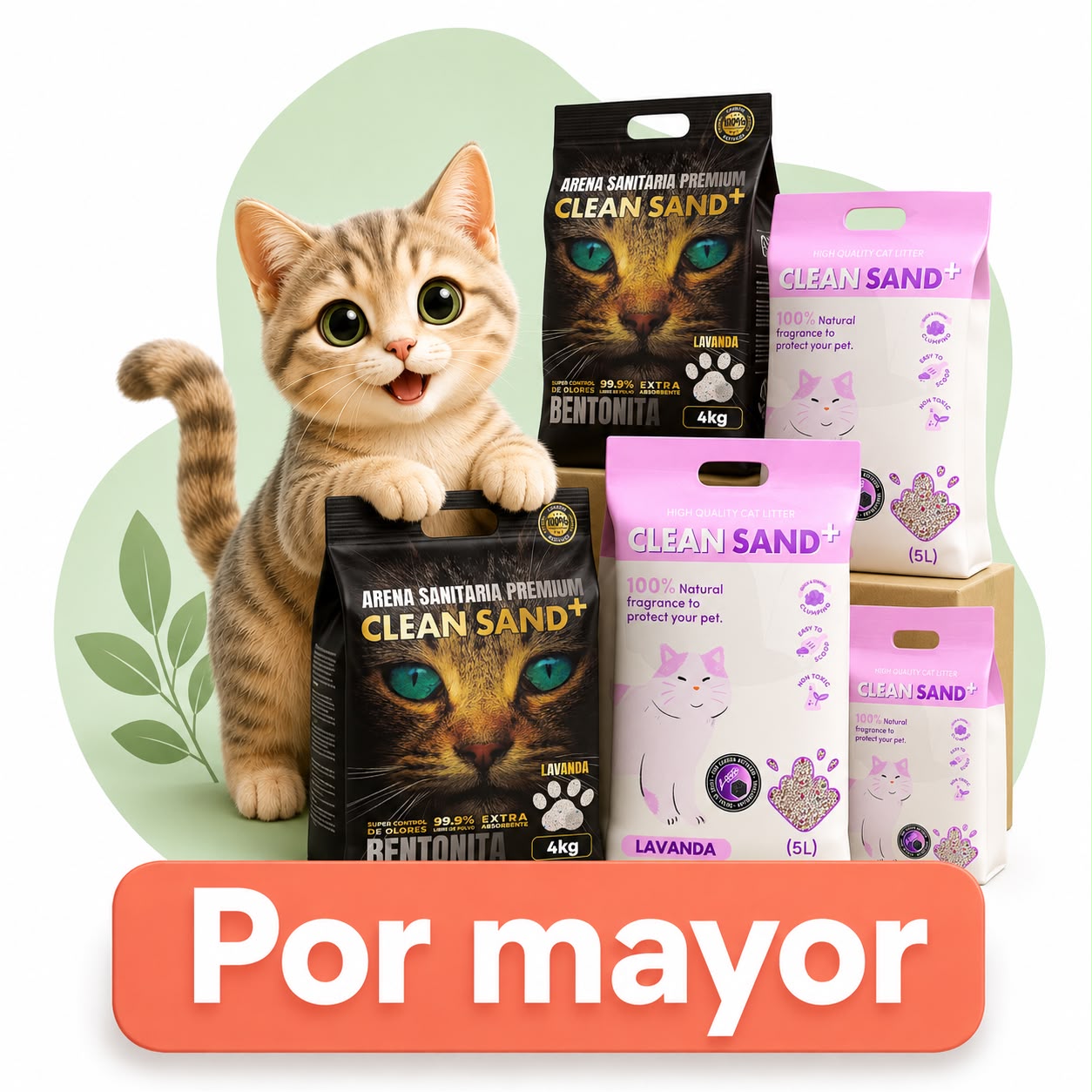 Arenas para gatos por mayor