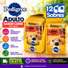 Caja Sachet Pedigree Sabor Carne 12 Unidades.
