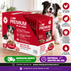 Caja Sachet Vitalcan Premium 12 unidades sabor Carne.