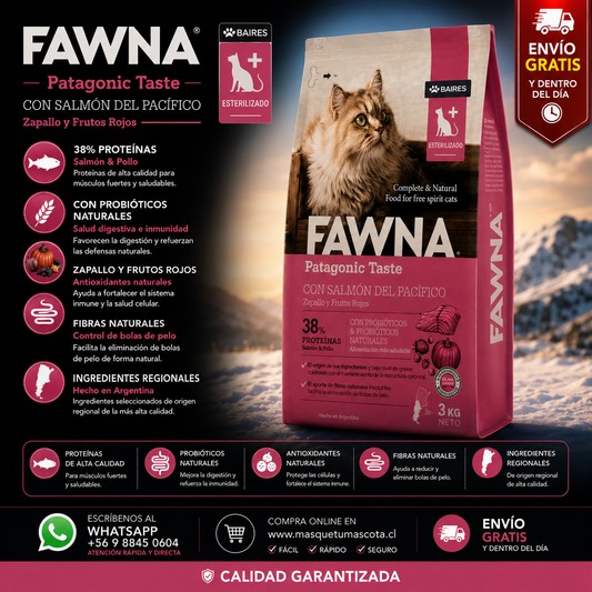 Fawna Perro Adulto Esterilizado 3kg