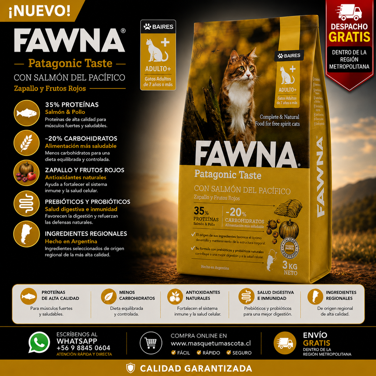 Fawna Gato Urinary 3 Kg.
