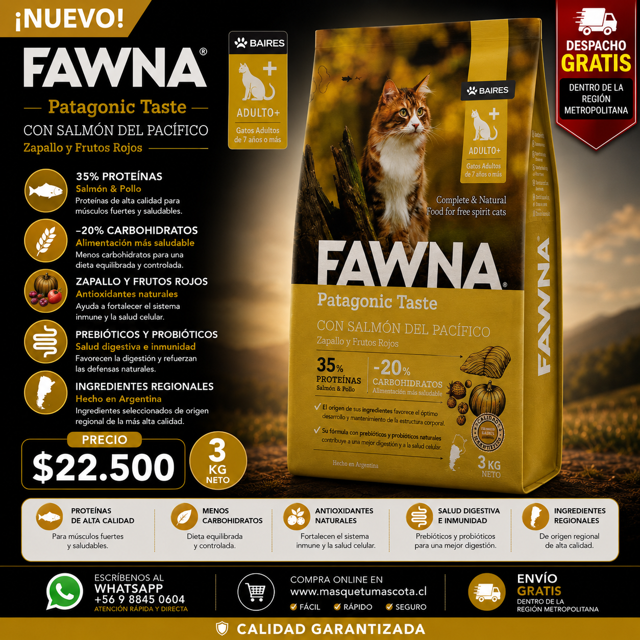 Fawna Gato Urinary 3 Kg.
