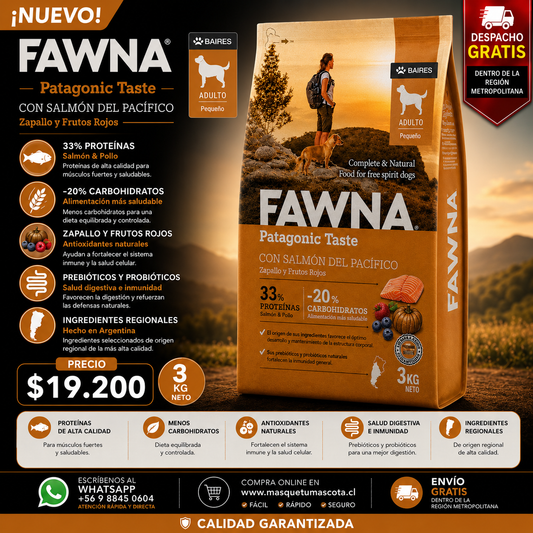 Fawna Adulto Raza Pequeña 3KG