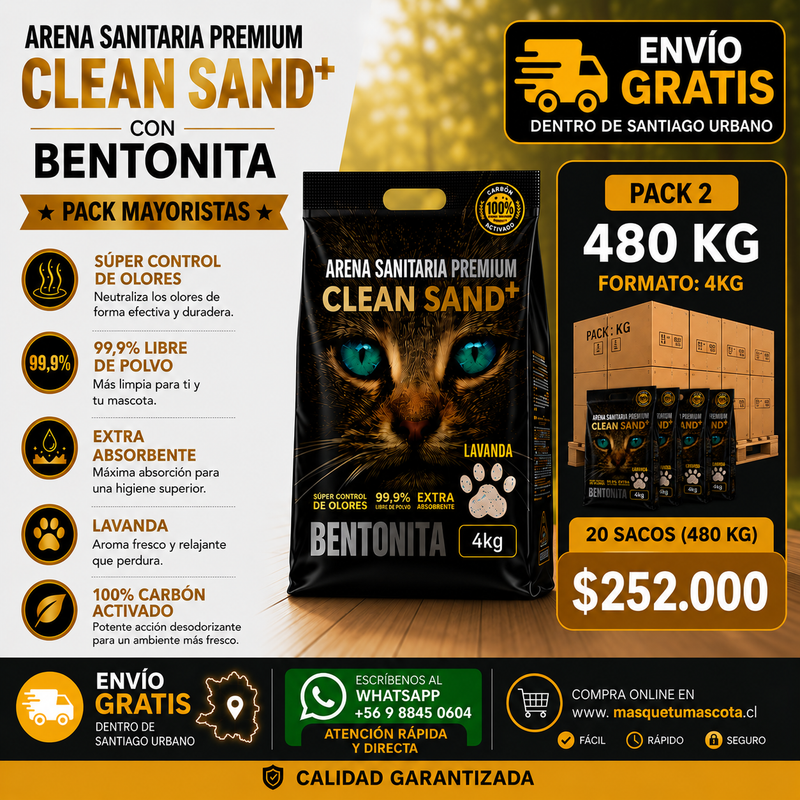 Clean Sand Pack 480kg