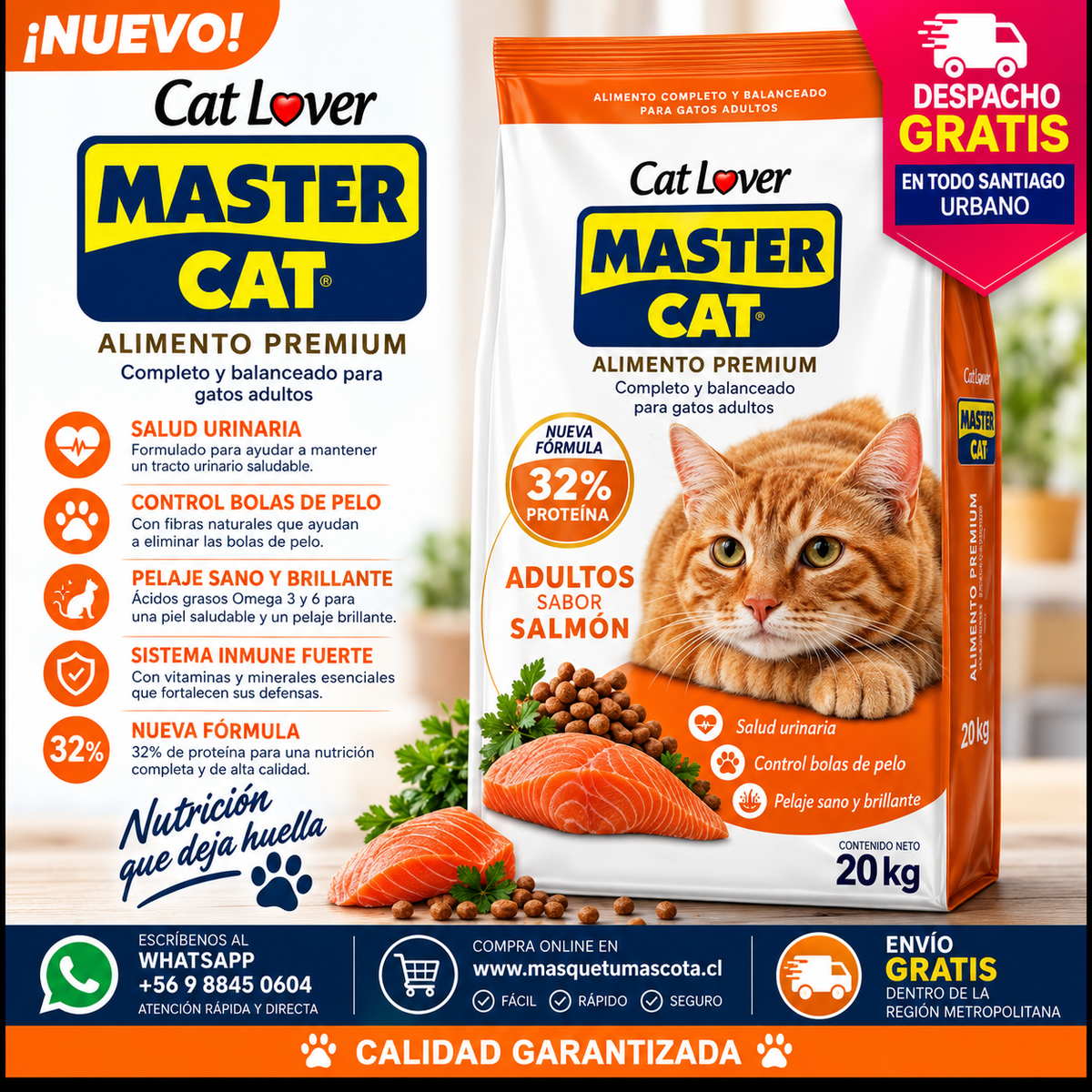 Master Cat Salmon 20 kg