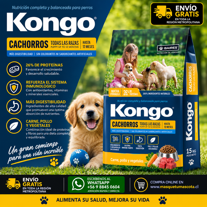 Kongo Cachorro 15kg