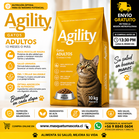 Agility Gato Adulto 10kg
