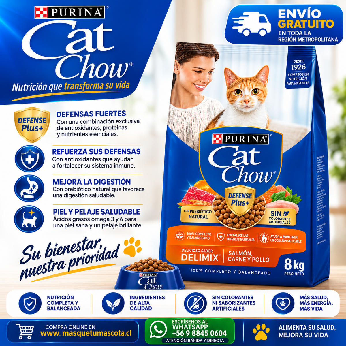 Cat Chow delimix 8kg
