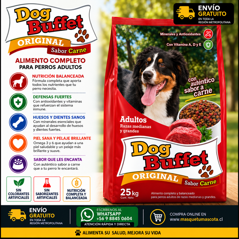 DOG BUFFET ADULTO - 25 Kg