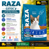 Raza Gato - 10 kg 26% de Proteina salmon.