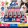 Pack Lata Felix Sabor Salom 24 latas de 156gr