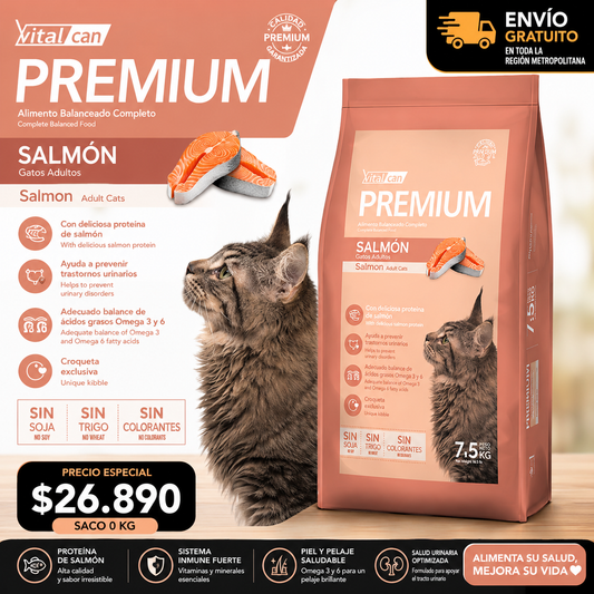Vitalcan Gato Salmon 7,5