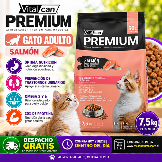 Vitalcan Gato Salmon 7,5