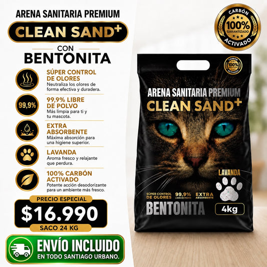 Arena Cleansand+ Premium 24 kg Lavanda