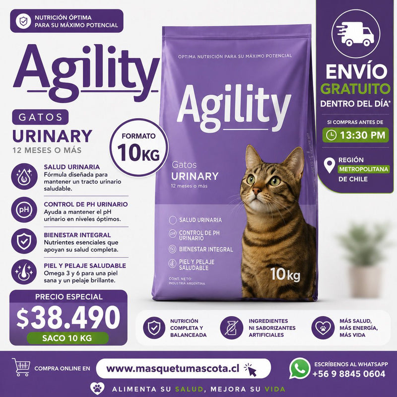 Agility Gato Urinary 10kg