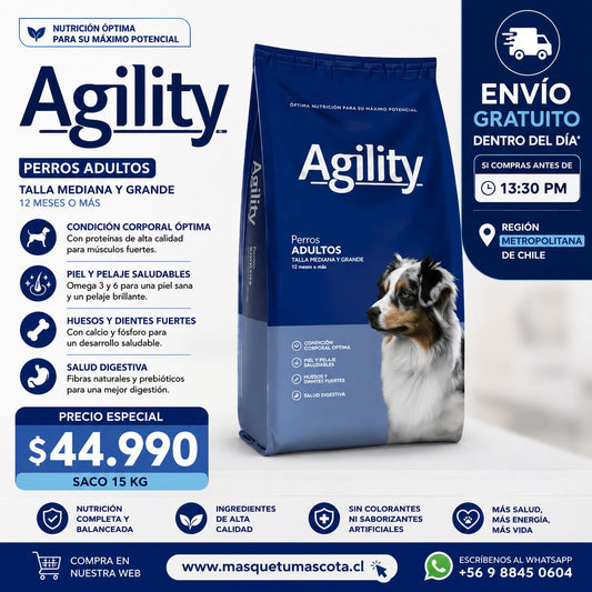 Agility Perro Adulto 20 kg
