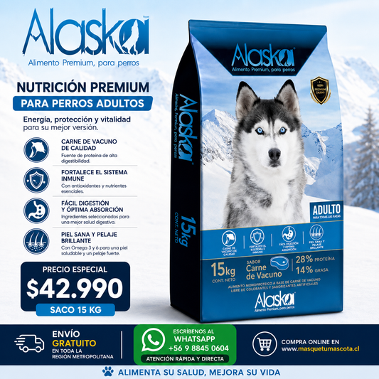 Alaska Adulto Premium 15 kg