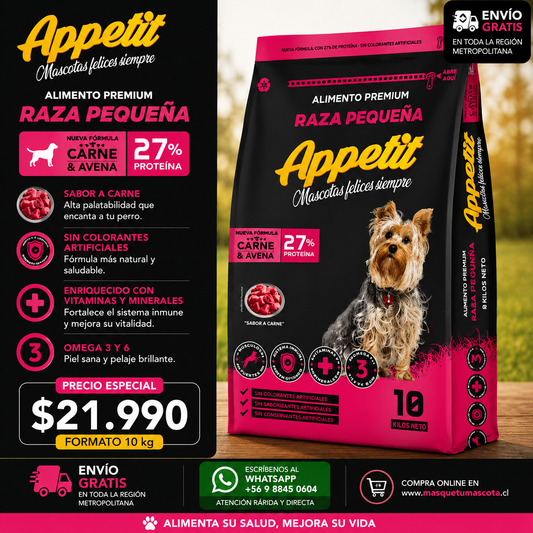 Appetit Adulto Razas Pequeñas 10kg