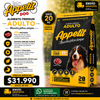 Appetit Adulto - 20 Kg 25% de Proteina.