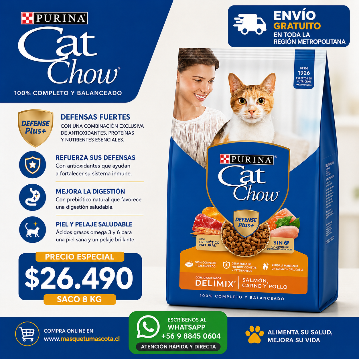 Cat Chow delimix 8kg