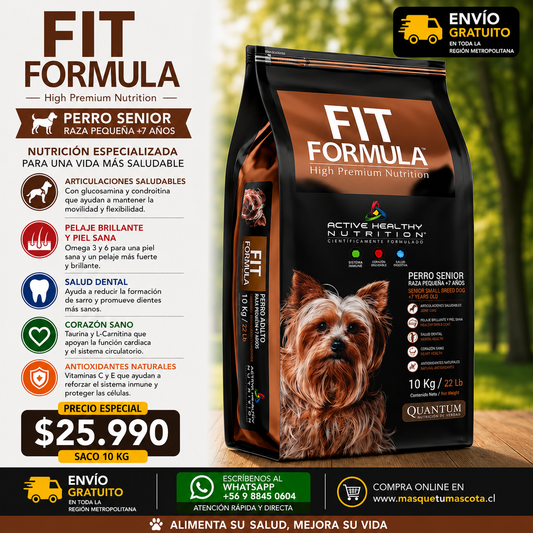 Fit Senior Raza Pequeña - 10 Kg