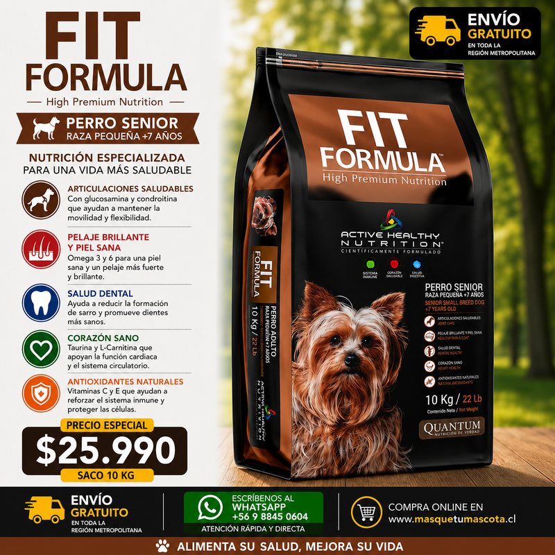 Fit Senior Raza Pequeña - 10 Kg