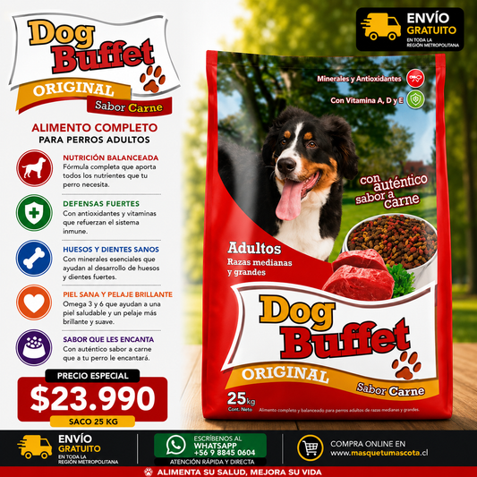 DOG BUFFET ADULTO - 25 Kg