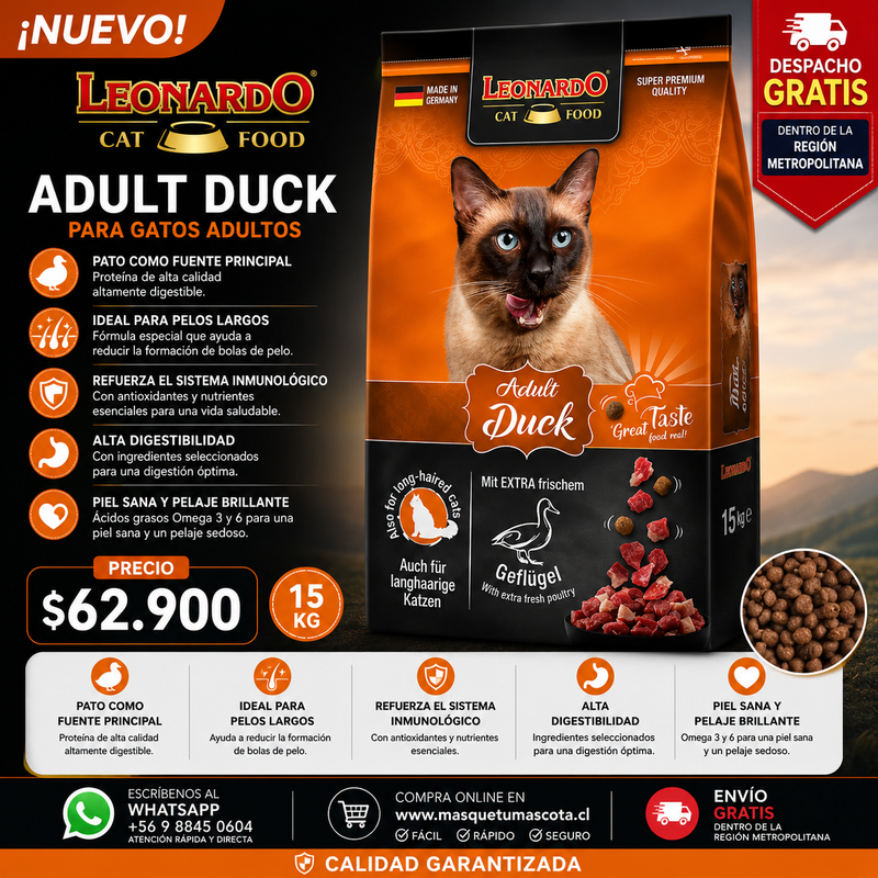 Leonardo Gato Adulto 7,5 kg