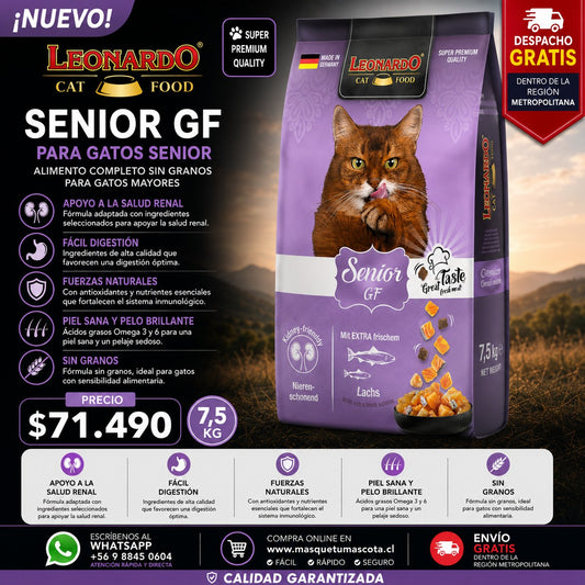 Leonardo Adulto Senior GF Salmon 7,5