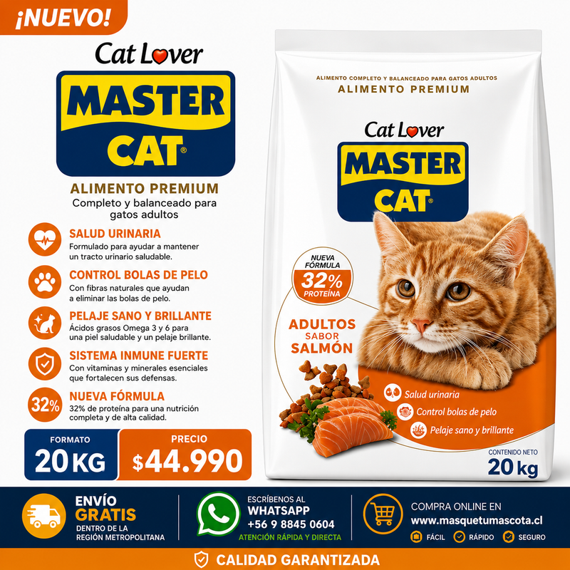 Master Cat Salmon 20 kg